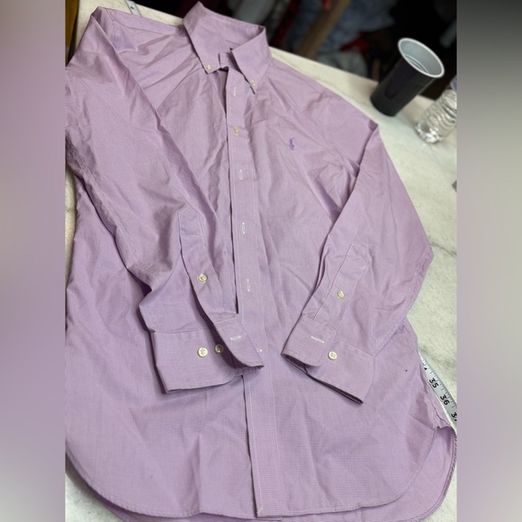 Ralph Lauren Men's Purple Button-Down Shirt - Picture 1 of 6